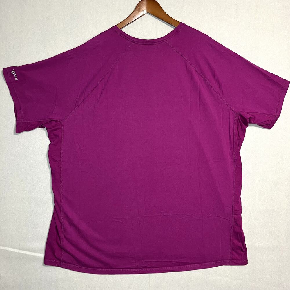 Carhartt Men's Force Relaxed Fit Short Sleeve Pocket T-Shirt Purple - Size 3XLT - Picture 3 of 7